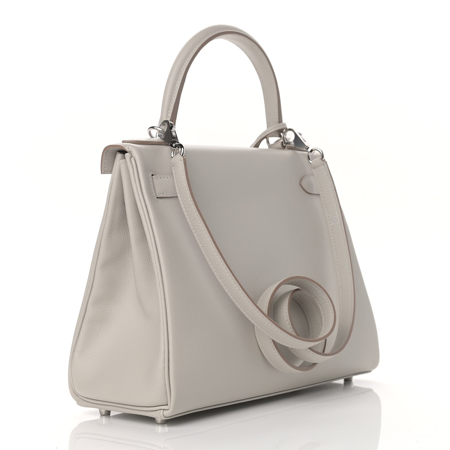 Hermes Evercolor Kelly Retourne 28 Gris Perle 3 of 11