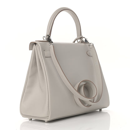 Hermes Evercolor Kelly Retourne 28 Gris Perle 3 of 11