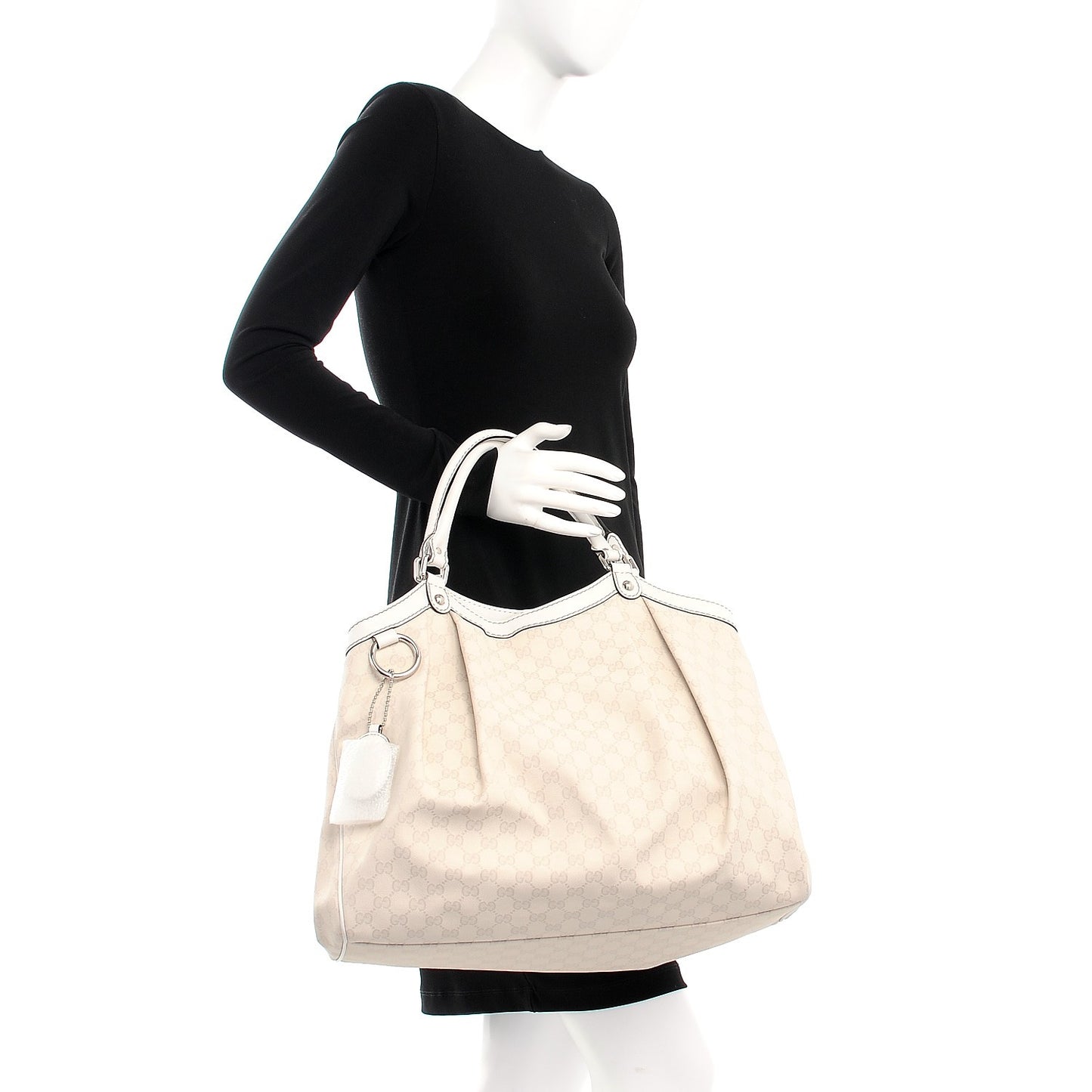 Monogram Large Sukey Tote Off White