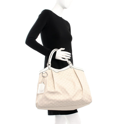 Gucci Monogram Large Sukey Tote Off White 2 of 8