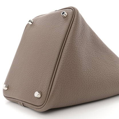 Hermes Taurillon Clemence Picotin Lock 18 PM Etoupe 10 of 10