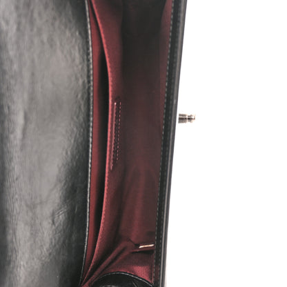 Chanel Glazed Calfskin Quilted Medium Chain Around Boy Flap Black 5 of 12