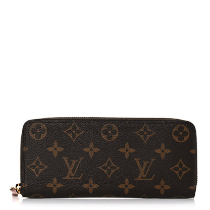 Louis Vuitton Monogram Clemence Wallet Rose Ballerine 1 of 17