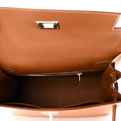 Hermes Epsom Kelly Sellier 28 Gold 5 of 11