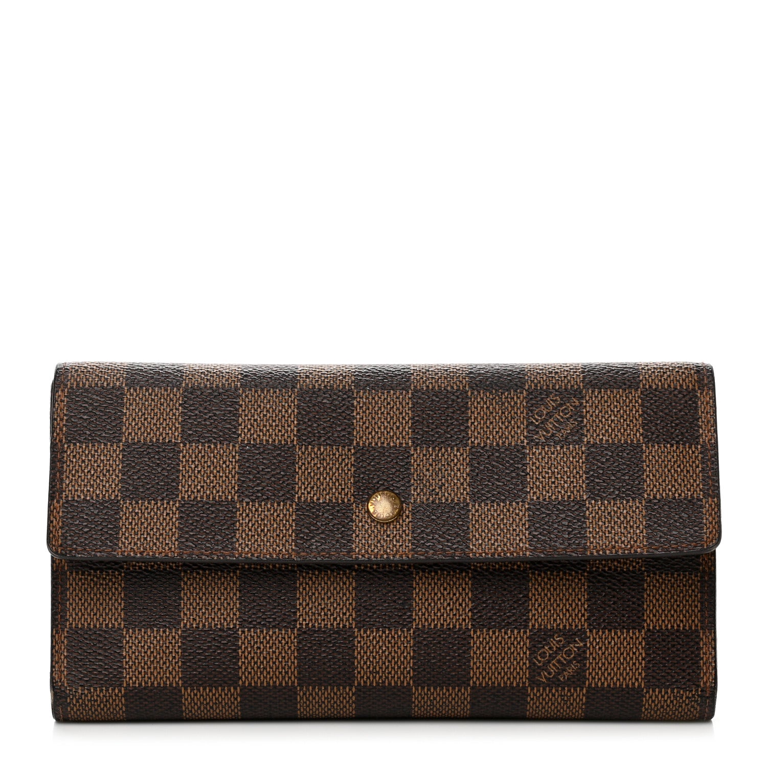 Louis Vuitton Damier Ebene Porte Tresor International Wallet 1 of 8