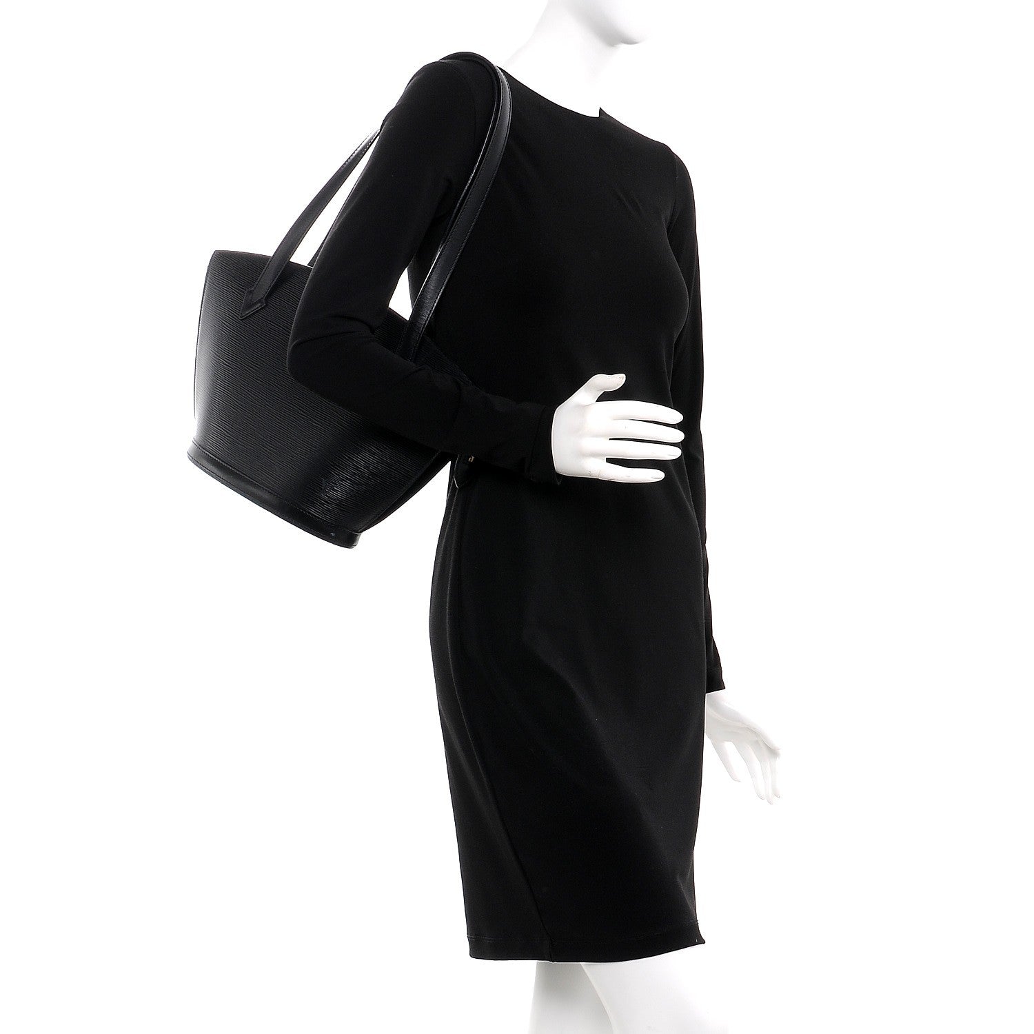 Louis Vuitton Epi Saint Jacques PM Black 2 of 8