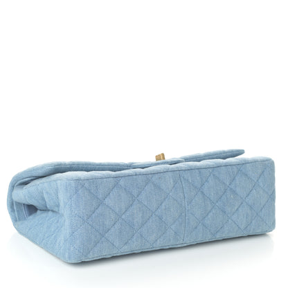 Chanel Denim Quilted 2.55 Reissue 226 Flap Light Blue 4 of 10