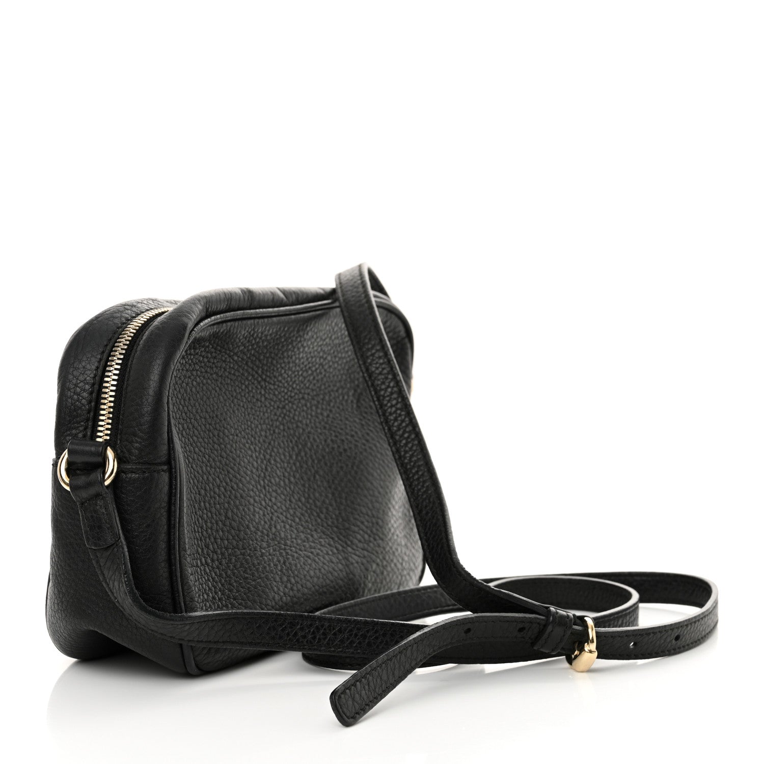 Gucci Pebbled Calfskin Small Soho Disco Bag Black 3 of 12