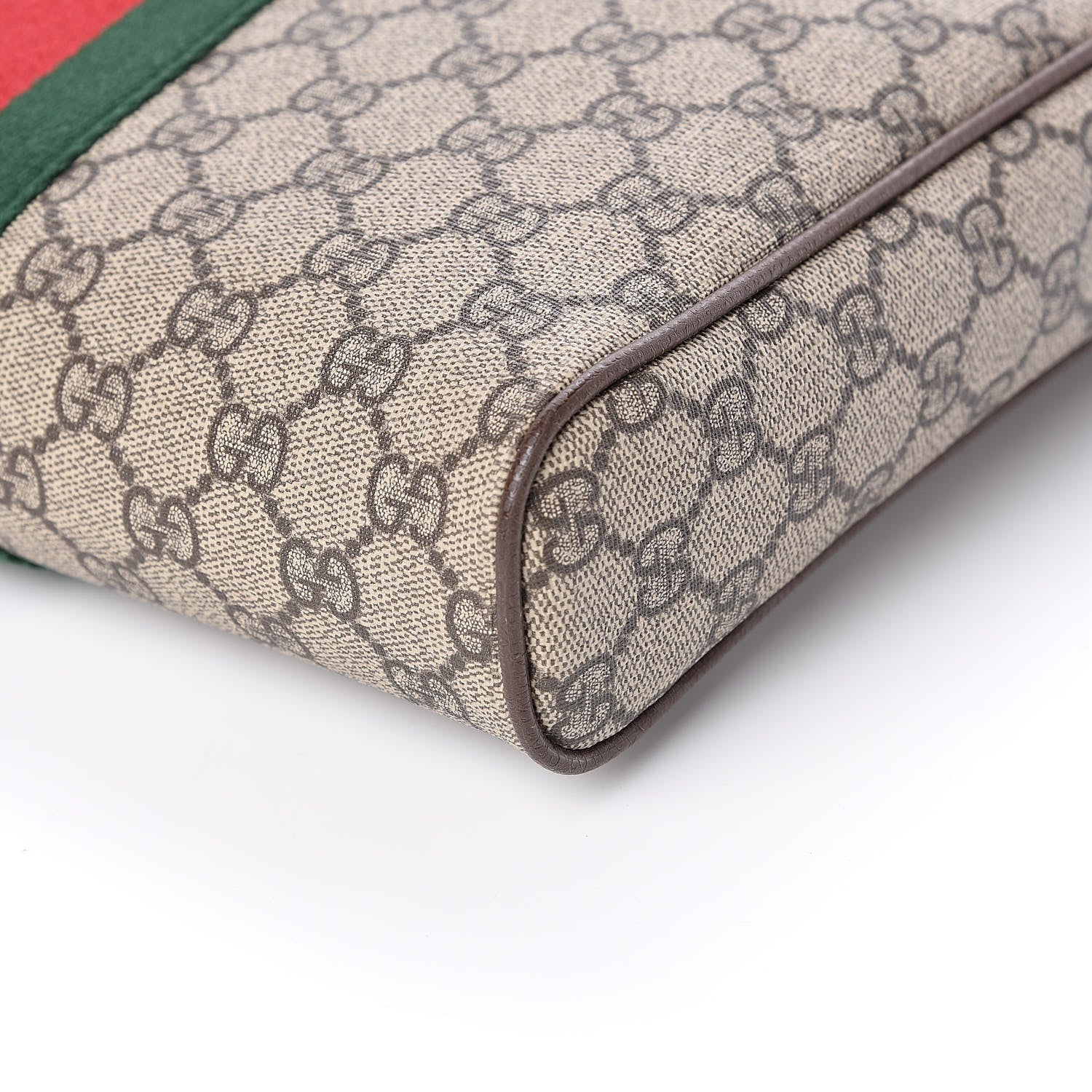 Gucci GG Supreme Monogram Web Medium Ophidia Messenger Bag Brown 10 of 11