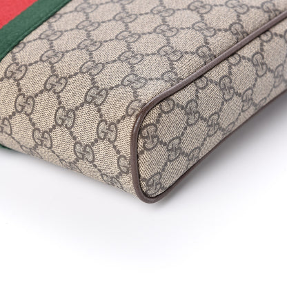 Gucci GG Supreme Monogram Web Medium Ophidia Messenger Bag Brown 10 of 11