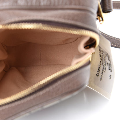 Gucci GG Supreme Monogram Web Mini Ophidia Double Zip Crossbody Bag Beige New Acero 5 of 10