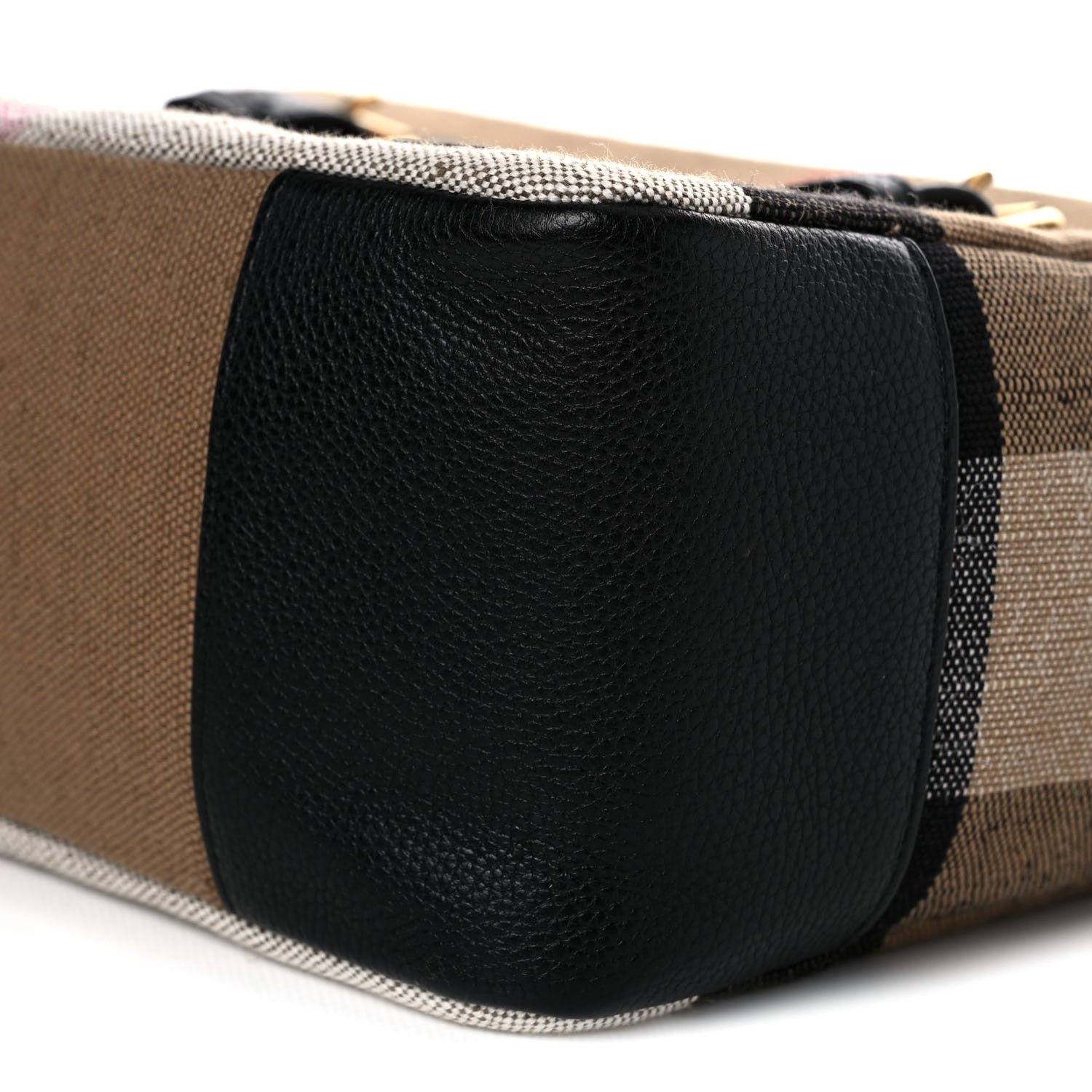 Burberry Canvas Mega Check Small Baildon Messenger Bag Black 9 of 11