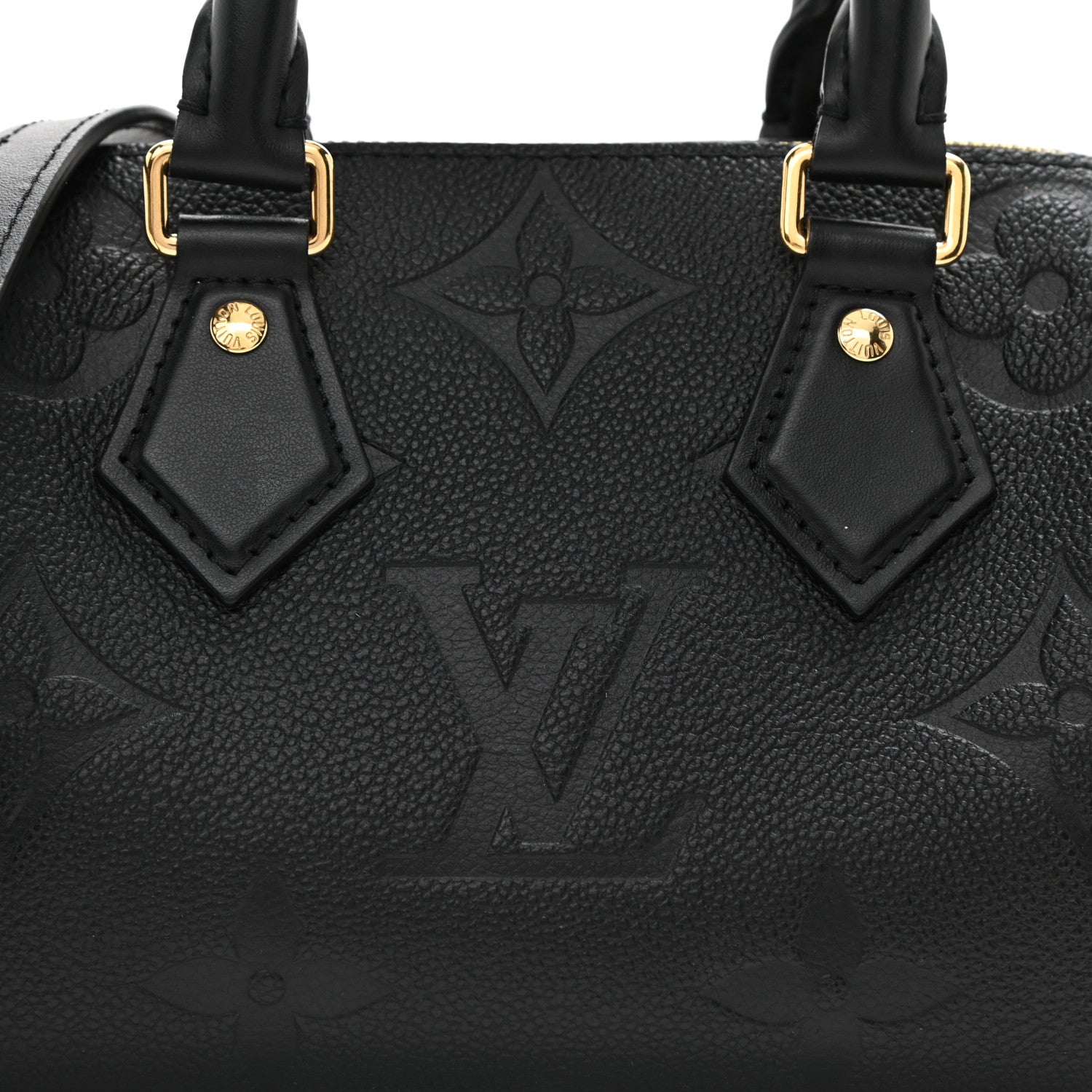 Louis Vuitton Empreinte Monogram Giant Speedy Bandouliere 20 Black 7 of 7