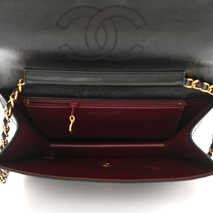 Chanel Lambskin Quilted Jumbo Single Flap Black 4 of 11