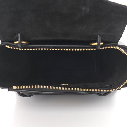 Celine Grained Calfskin Nano Belt Bag Black 5 of 11