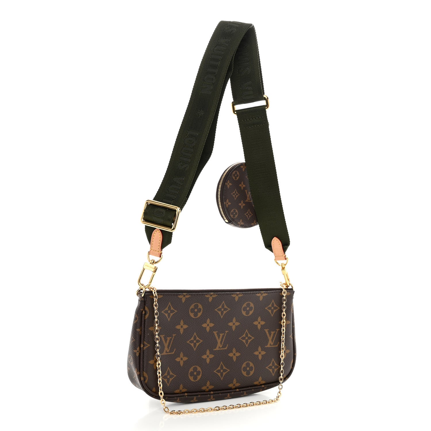 Louis Vuitton Monogram Multi Pochette Accessories Kaki 3 of 11