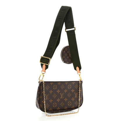 Louis Vuitton Monogram Multi Pochette Accessories Kaki 3 of 11