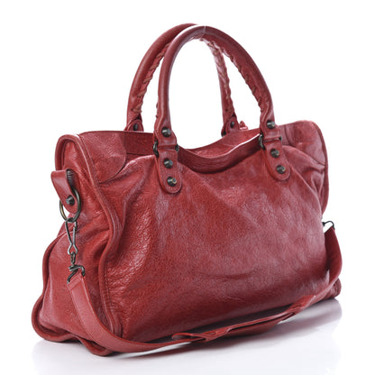 Balenciaga Agneau Classic Hardware City Rouge Coquelicot 3 of 21