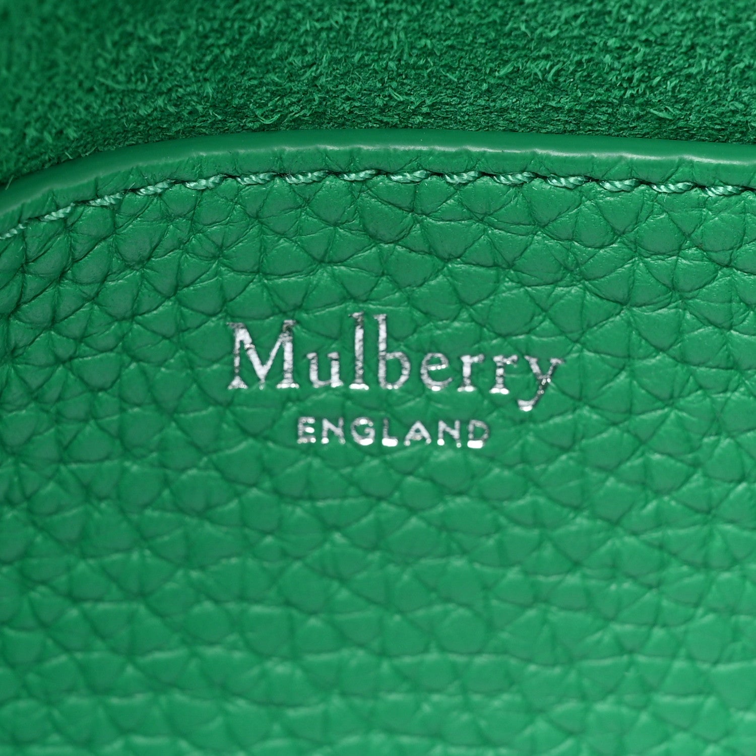 Mulberry Heavy Grain Mini Alexa Lawn Green 6 of 8
