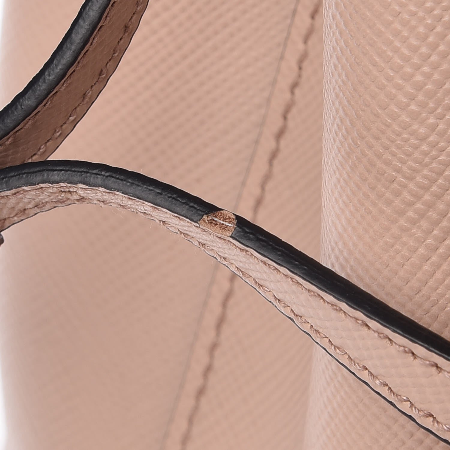 Prada Saffiano Cuir Medium Double Bag Cammeo Black 11 of 17