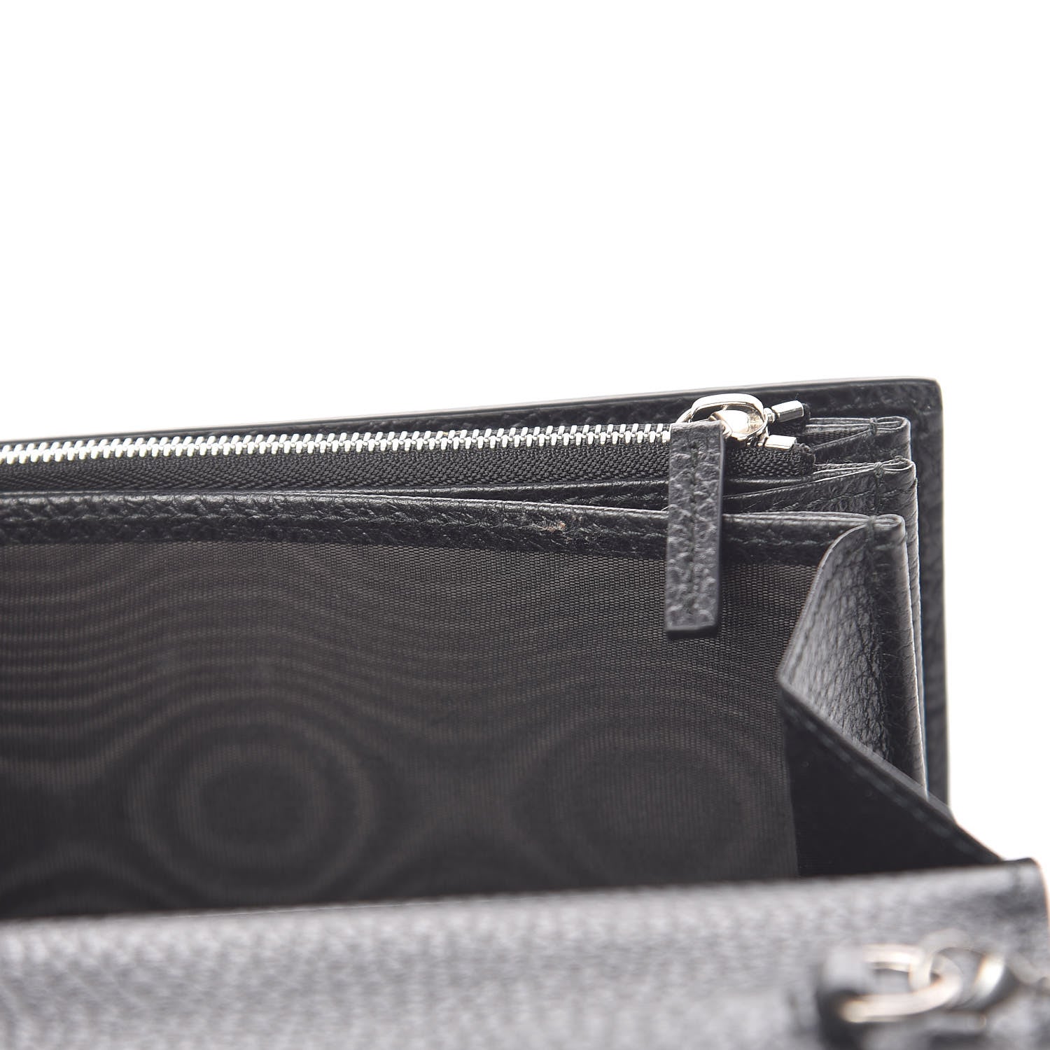 Gucci Calfskin Mini Dionysus Chain Wallet Black 8 of 15