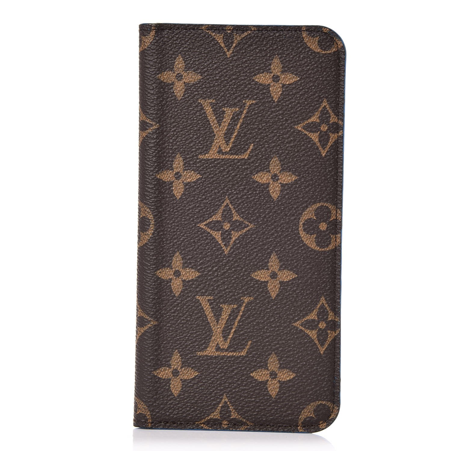 Louis Vuitton Monogram iPhone 6 Plus Folio Case Blue 1 of 8