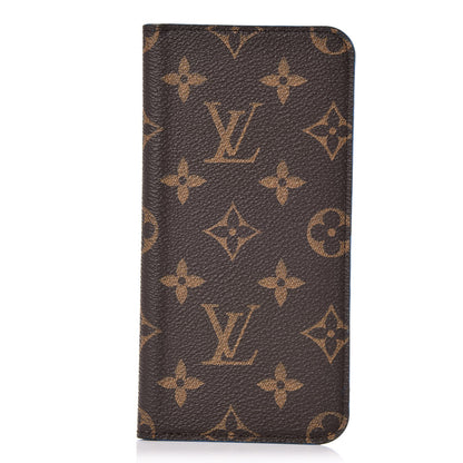 Louis Vuitton Monogram iPhone 6 Plus Folio Case Blue 1 of 8