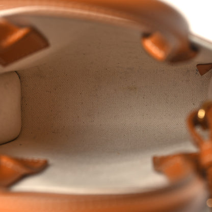 Celine Canvas Calfskin Mini Vertical Cabas Natural Tan 5 of 10