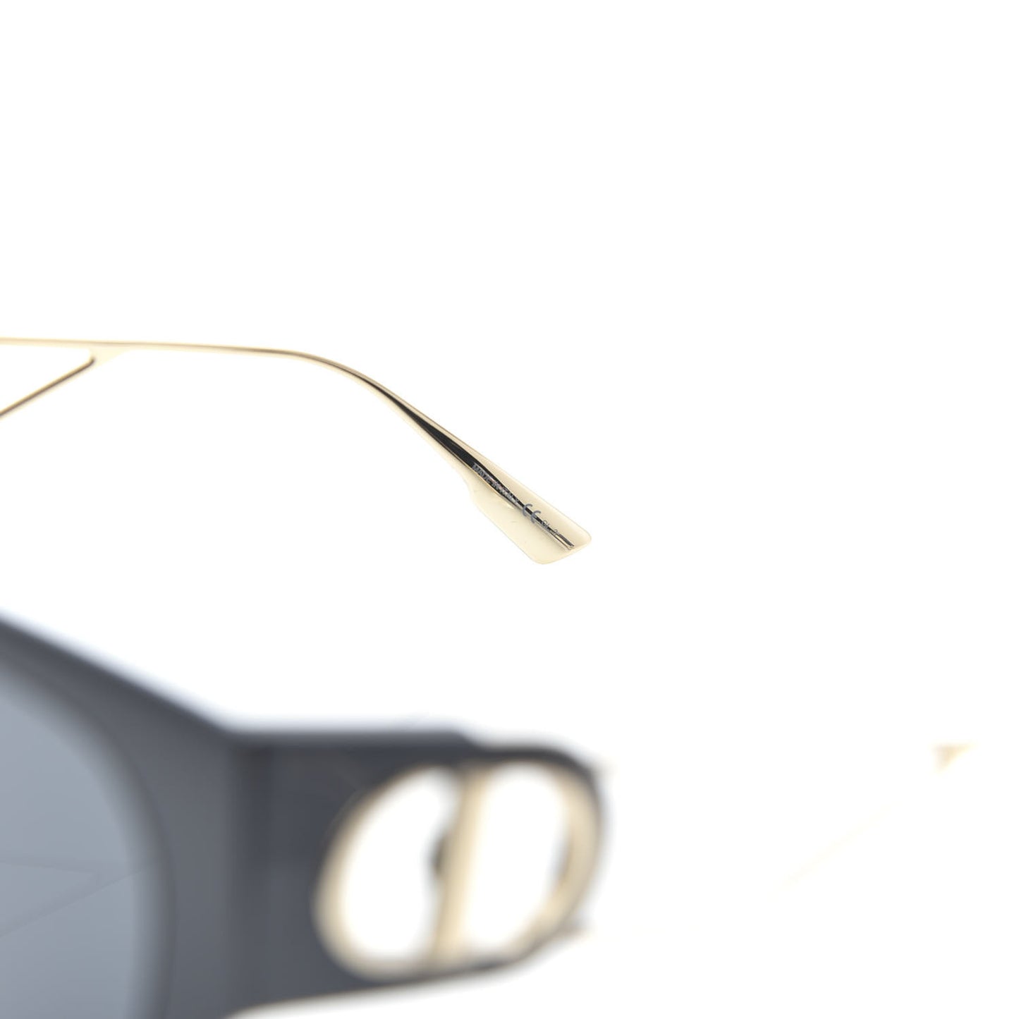 Rectangular 30 Montaigne 1 Sunglasses Black