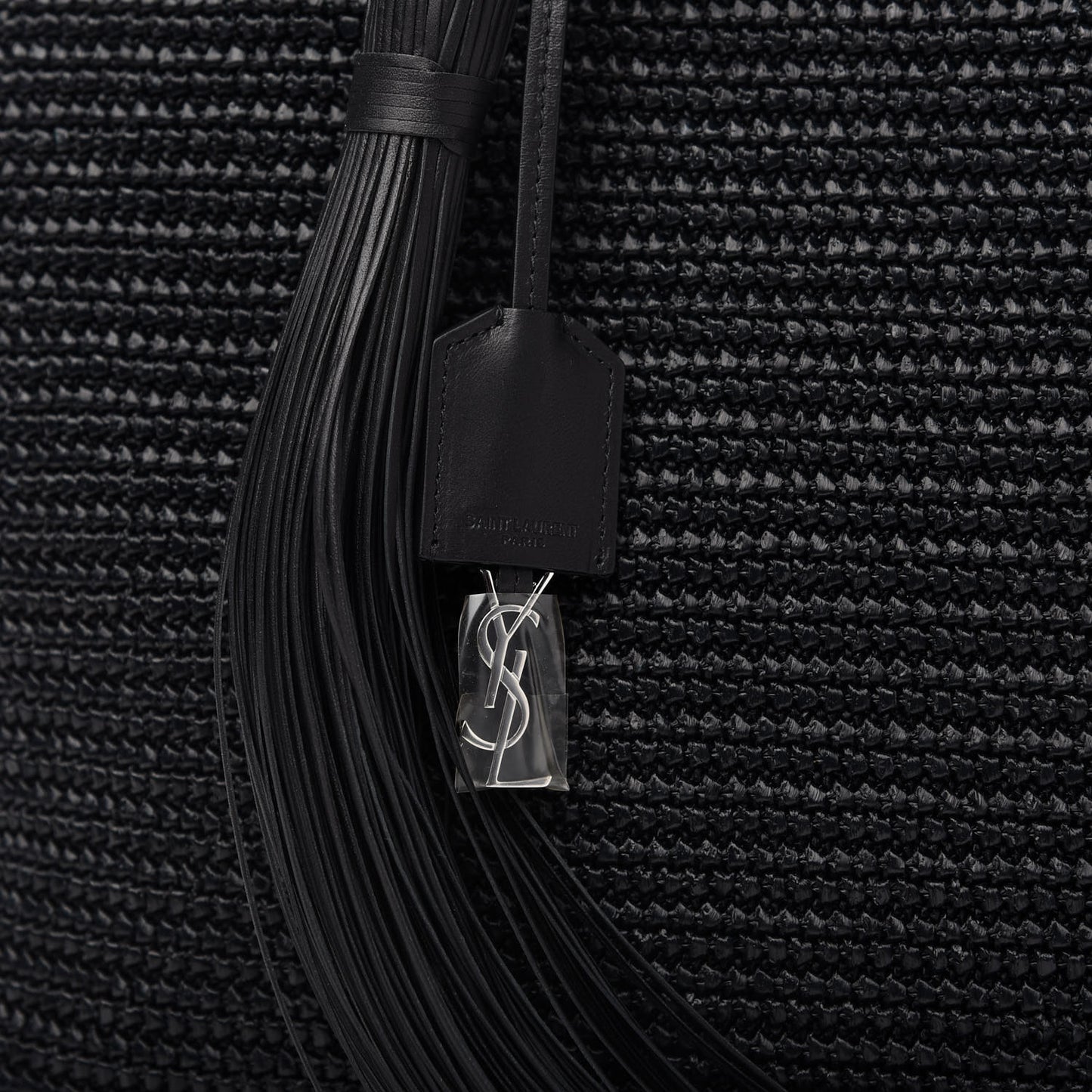 Raffia Tote Black