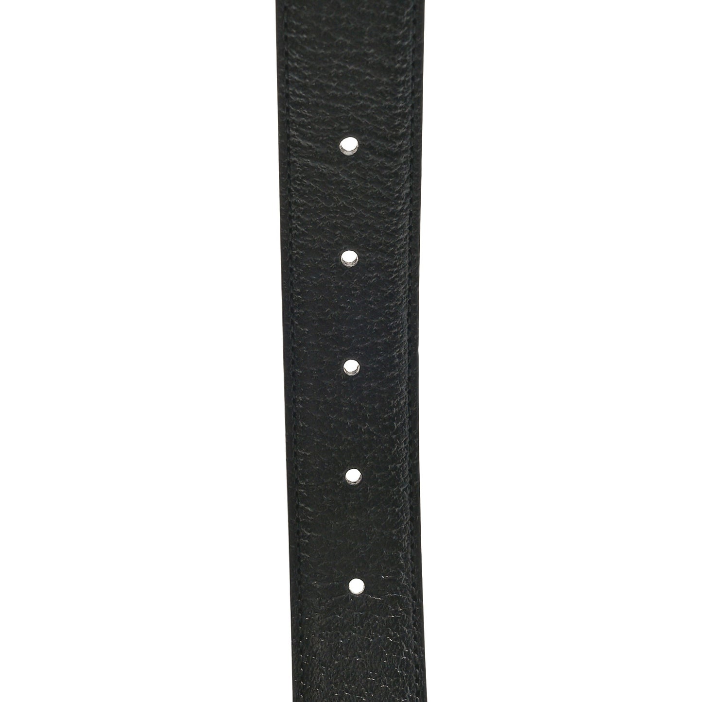 Textured Dollar Calfskin Square G 30mm Belt 95 38 Black Sun Orange