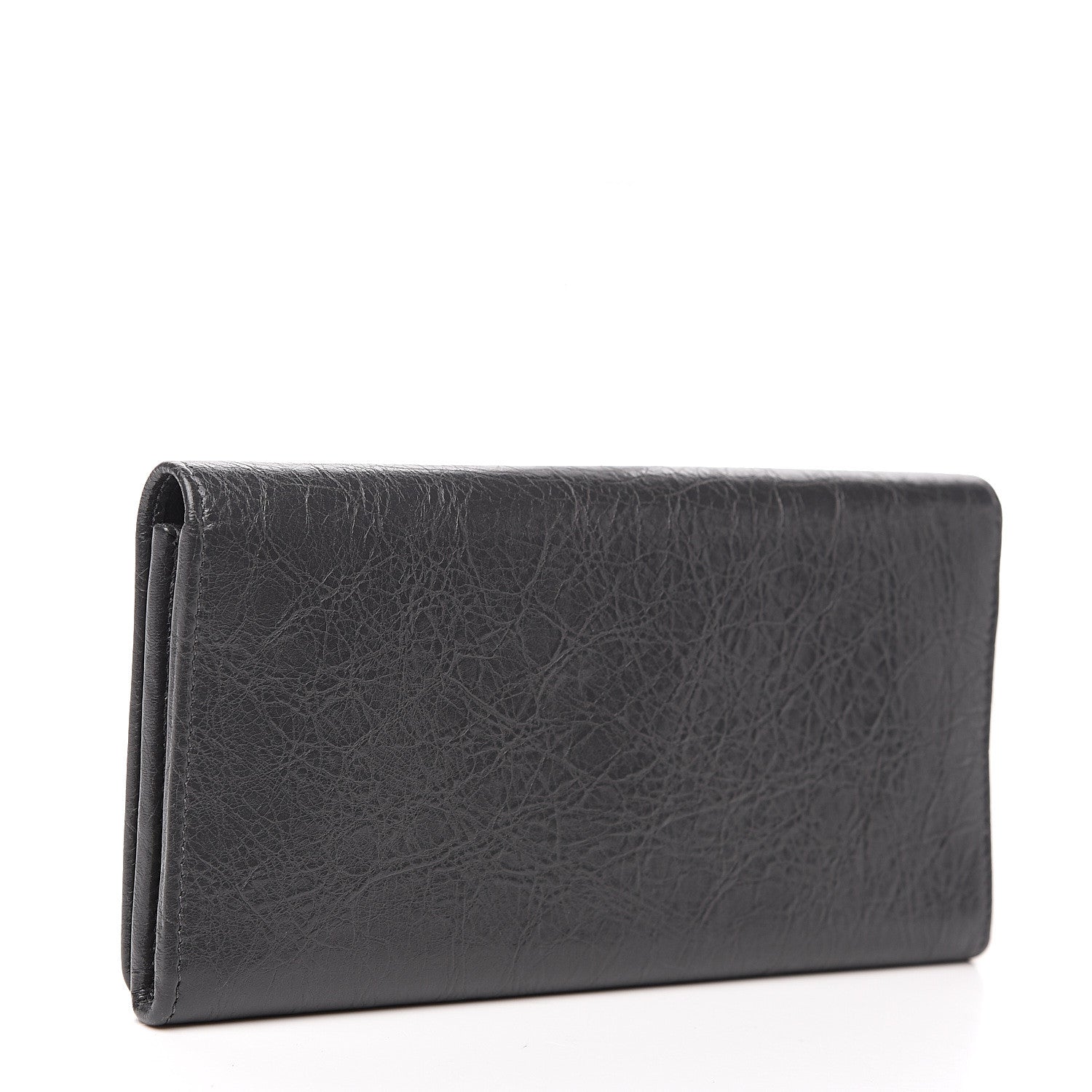 Balenciaga Agneau Giant 12 Gold Hardware Money Wallet Gris Fossile 2 of 7