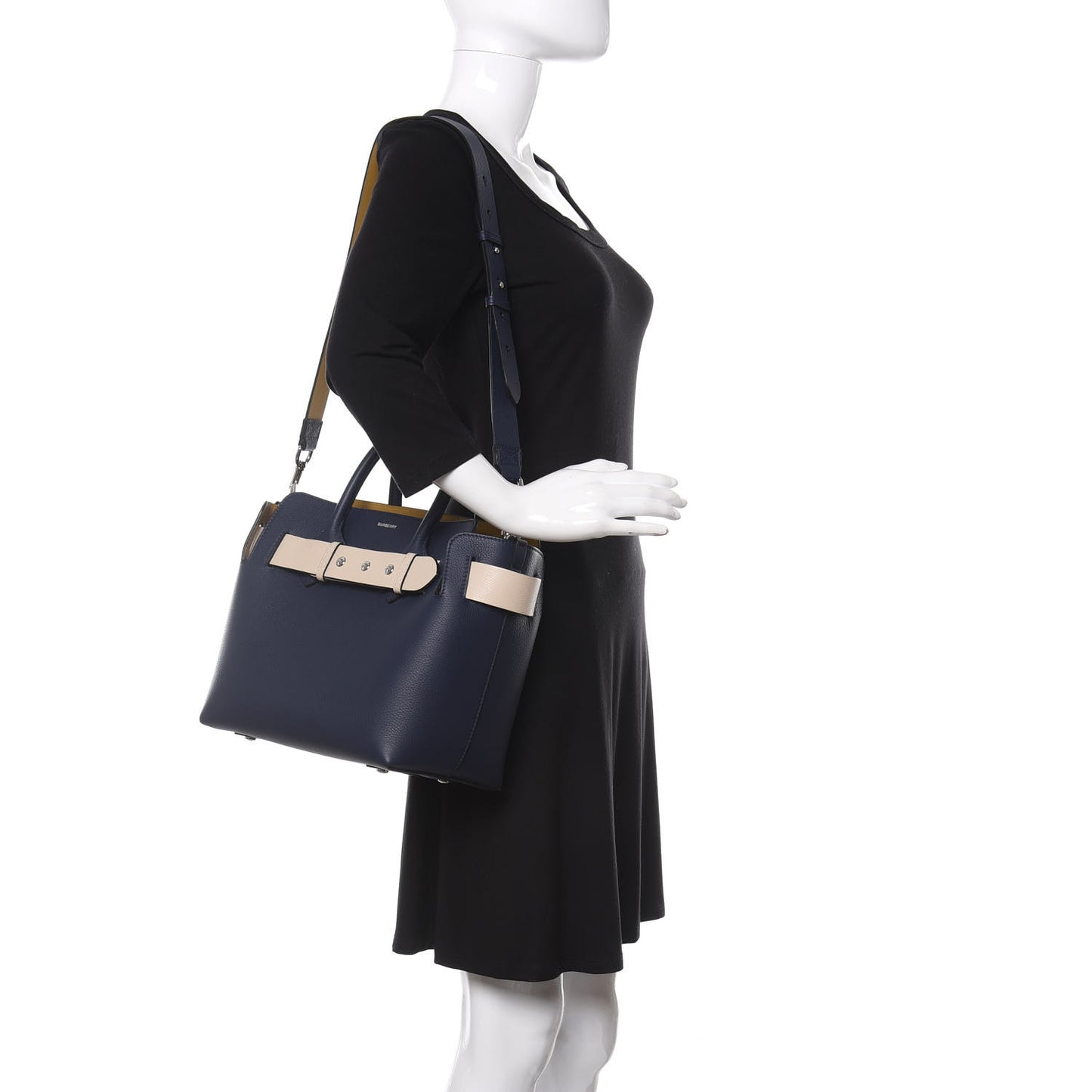 Soft Grain Calfskin Small Belt Bag Regency Blue