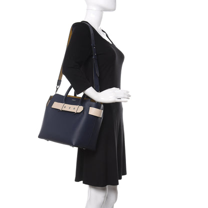 Burberry Soft Grain Calfskin Small Belt Bag Regency Blue 2 of 11