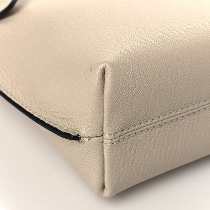 Burberry Grainy Calfskin Wristlet Clutch Stone 8 of 9