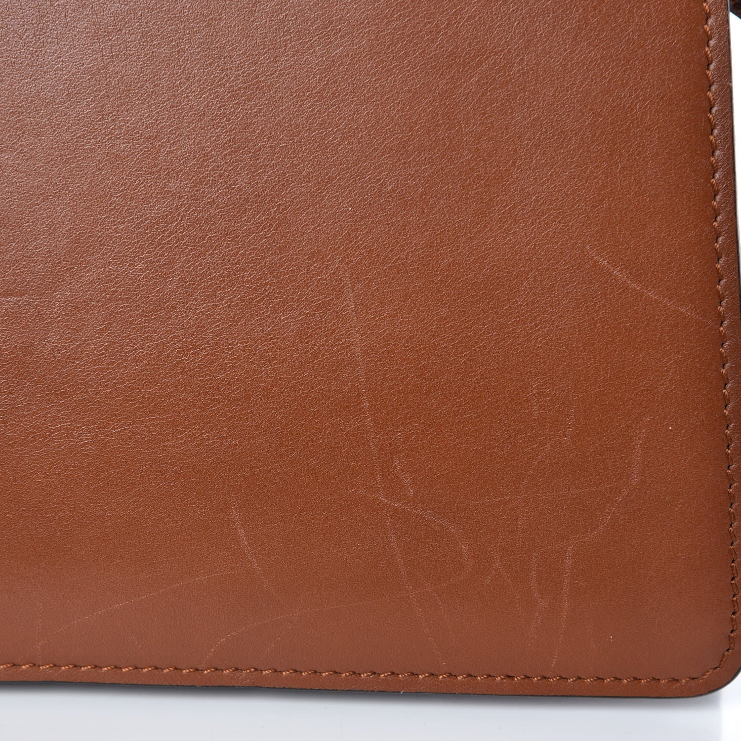 Chloe Suede Calfskin Medium Faye Shoulder Bag Tobacco 9 of 11