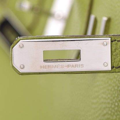 Hermes Togo Birkin 35 Vert Anis 25 of 53