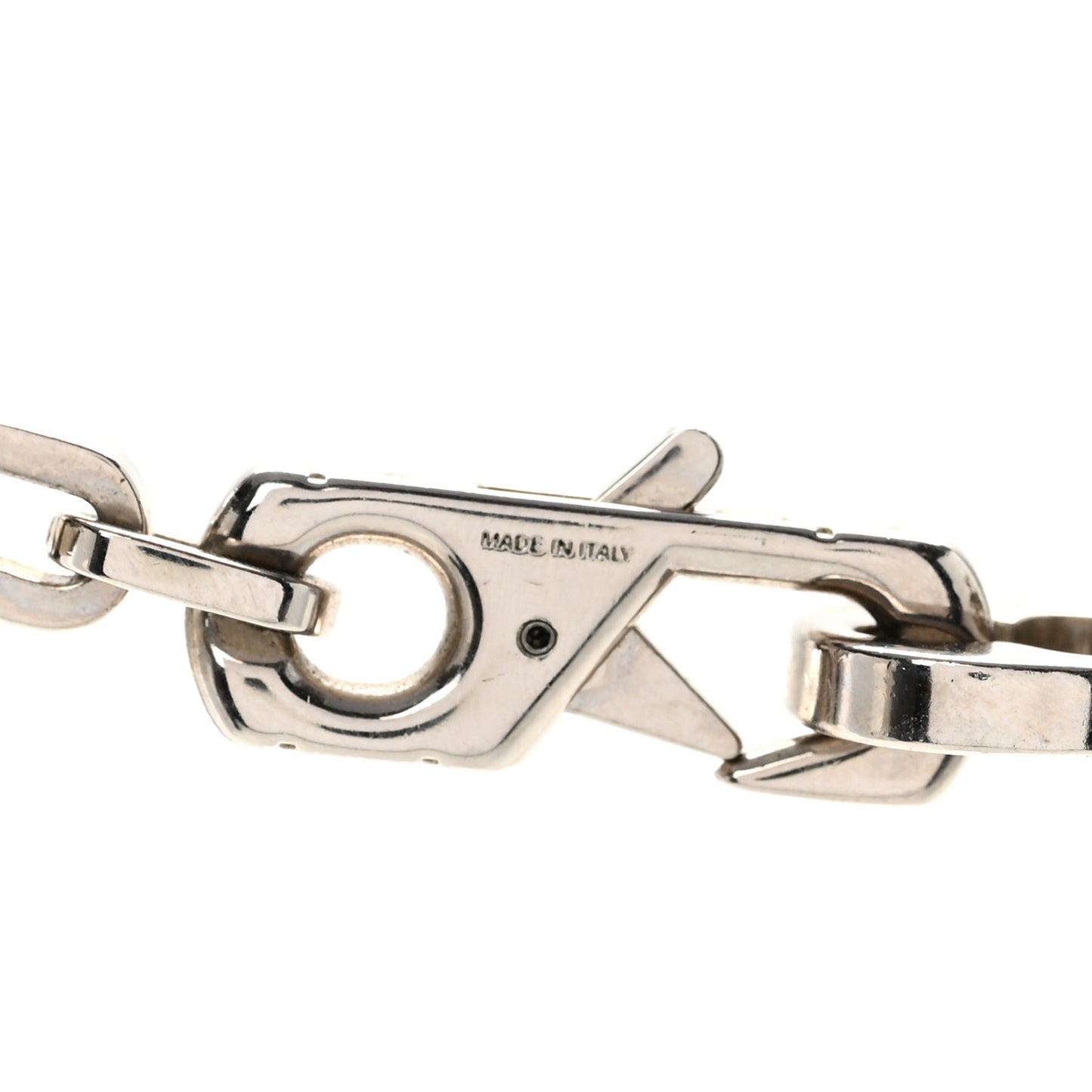 Metal Craggy Necklace Silver