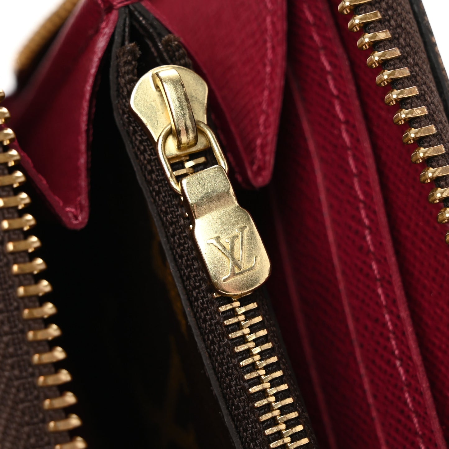 Monogram Clemence Wallet Fuchsia