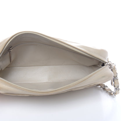 Chanel Lambskin Quilted Timeless Camera Case White 5 of 19