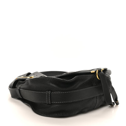 Chloe Grained Calfskin Medium Marcie Saddle Bag Black 4 of 9