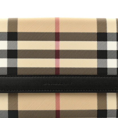 Burberry Nova Check Continental Wallet Black 7 of 8