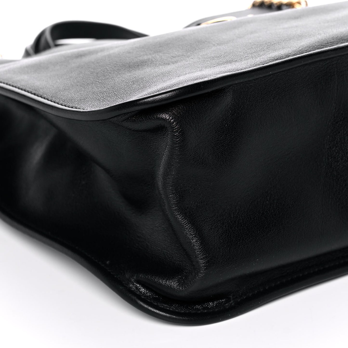 Calfskin Large Horsebit 1955 Tote Bag Black