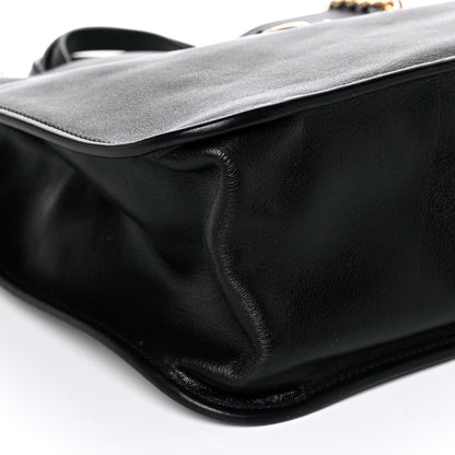 Gucci Calfskin Large Horsebit 1955 Tote Bag Black 9 of 10