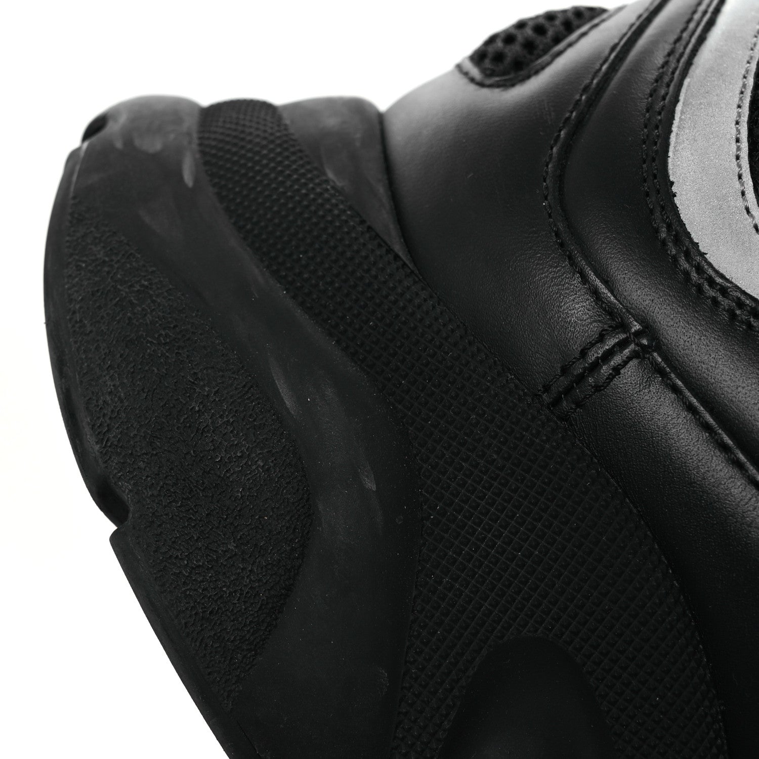 Christian Dior Technical Mesh Calfskin Mens B22 Sneakers 46 Black 14 of 14