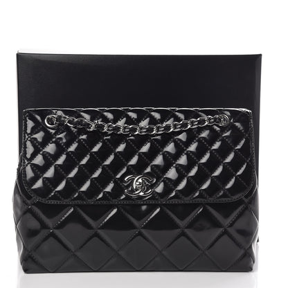 Chanel Vinyl Quilted In the Business Flap Bag Black 17 of 17