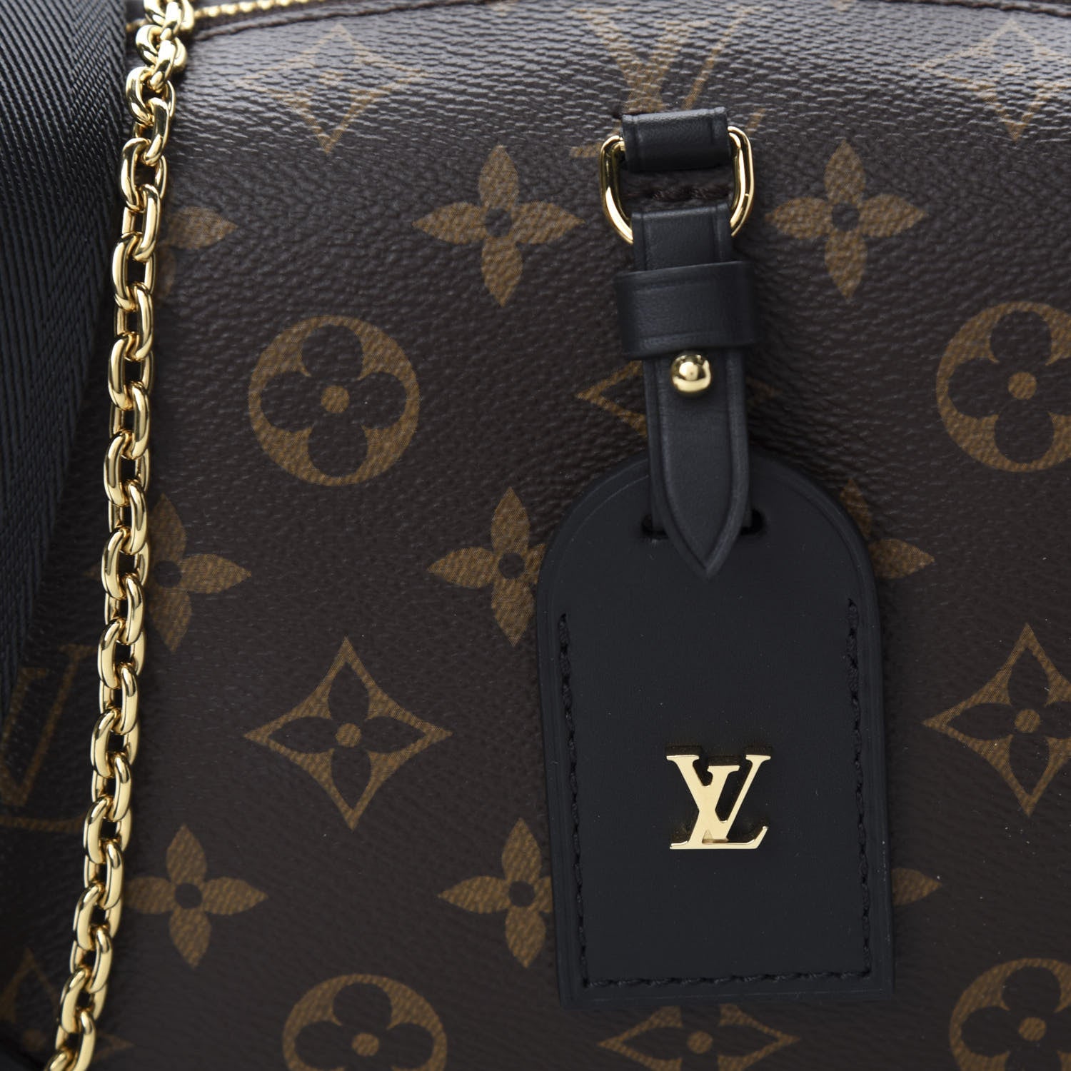 Louis Vuitton Monogram Petite Malle Souple Black 10 of 10