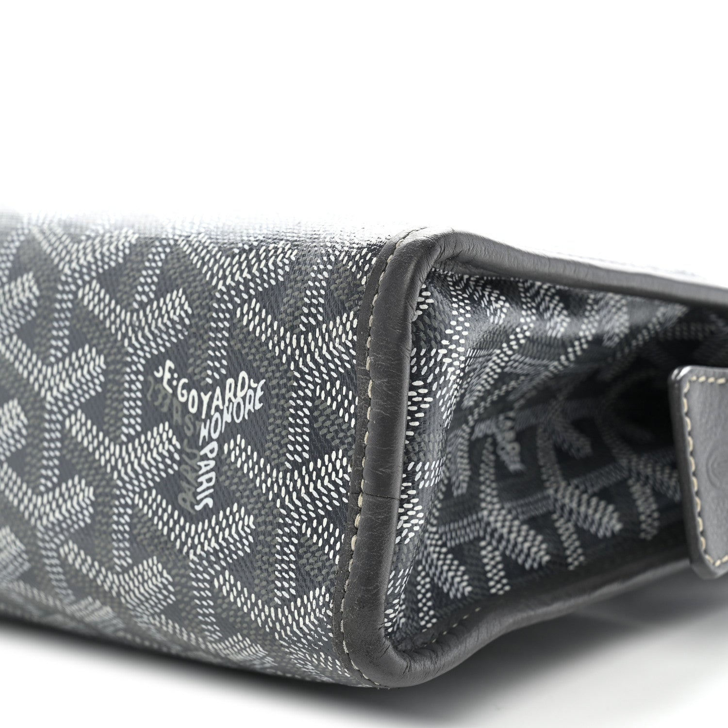 Goyard Goyardine Jouvence MM Toiletry Pouch Grey Grey 12 of 12