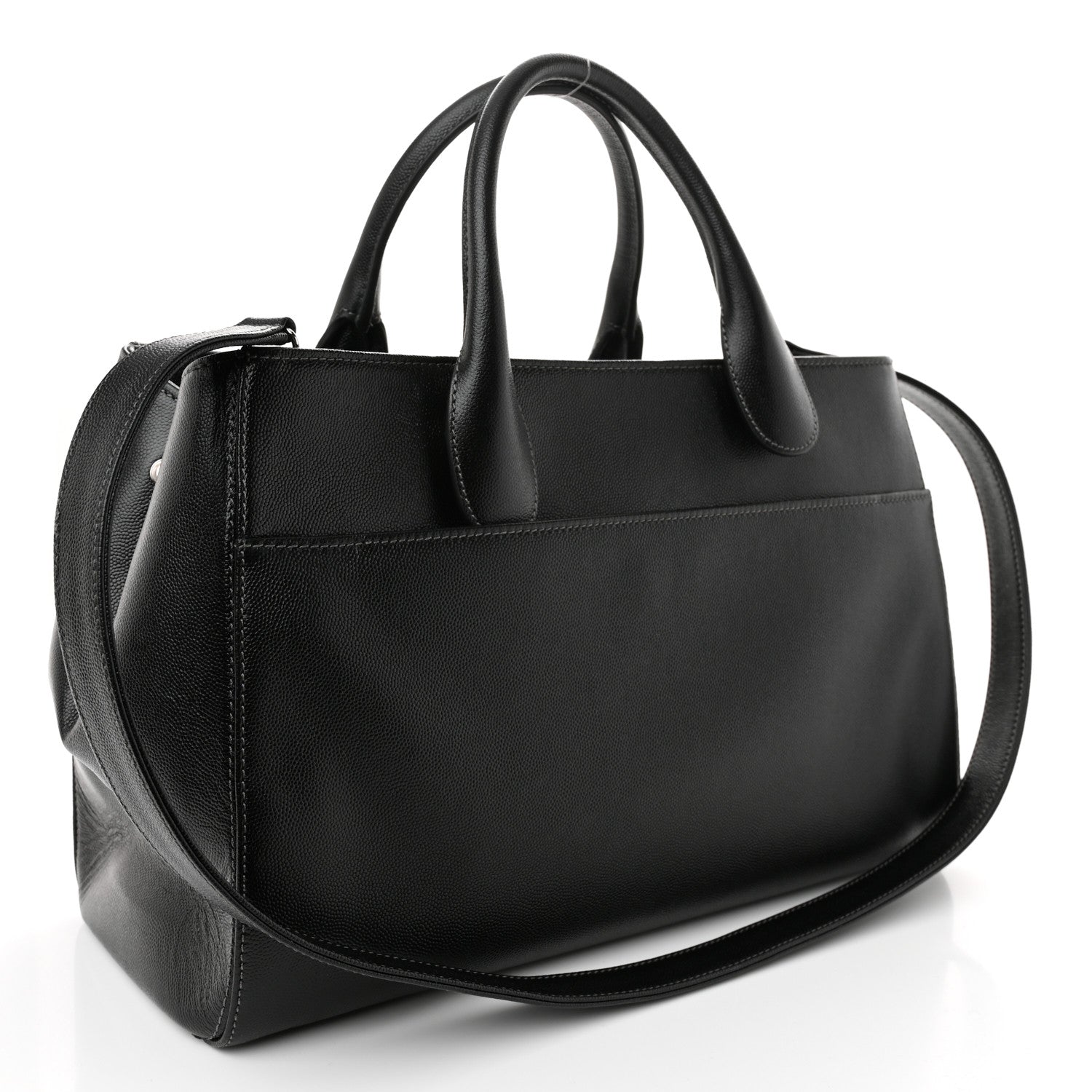 Chanel Caviar Medium Cerf Executive Shopper Tote Black 3 of 11