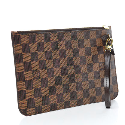 Louis Vuitton Damier Ebene Neverfull MM GM Pochette 3 of 11